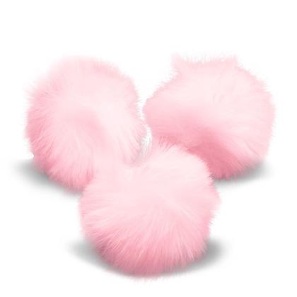 Imagem de Pompom - Pelúcia Rosa Bebê 50 Mm - C/50 Unidades - Nybc