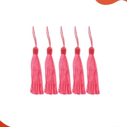 Imagem de Pompom Tassel Com Tulipa 90mm Em Poliester Com 50 Peças