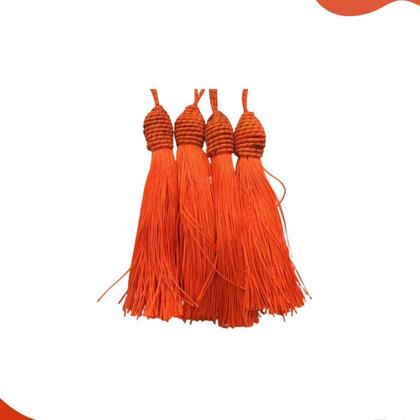 Imagem de Pompom Tassel Com Tulipa 90mm Em Poliester Com 50 Peças