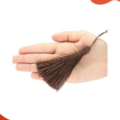 Imagem de Pompom Tassel Com Tulipa 90mm Em Poliester Com 50 Peças