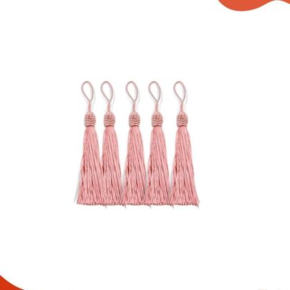 Imagem de Pompom Tassel Com Tulipa 90mm Em Poliester Com 50 Peças