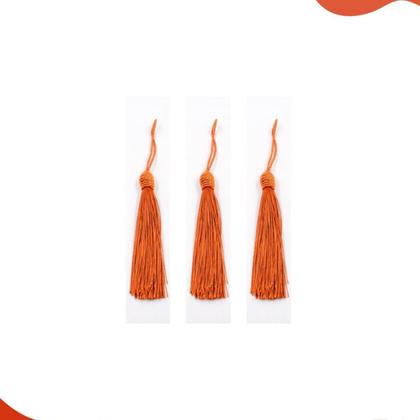 Imagem de Pompom Tassel Com Tulipa 90mm Em Poliester Com 50 Peças