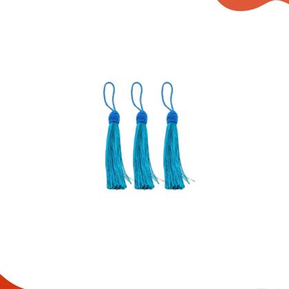 Imagem de Pompom Tassel Com Tulipa 90mm Em Poliester Com 50 Peças