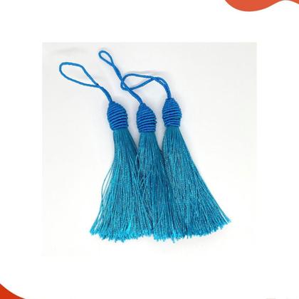Imagem de Pompom Tassel Com Tulipa 90mm Em Poliester Com 50 Peças