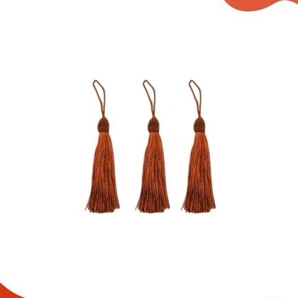 Imagem de Pompom Tassel Com Tulipa 90mm Em Poliester Com 50 Peças