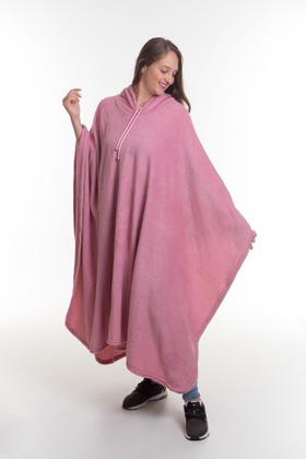 Imagem de Poncho de inverno Quentinho Com Capuz Masculino/Feminino