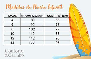 Imagem de Poncho Surfista Infantil - Ref 906