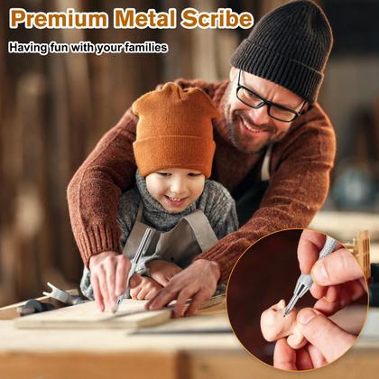 Imagem de Ponta de carboneto de tungstênio Scriber Tool Ofasixx com 10 recargas e 1 régua