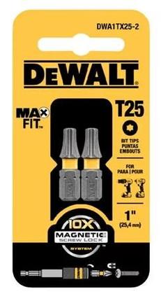 Imagem de Ponta torx dewalt t25 maxfit c/2pcs