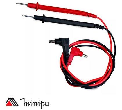 Imagem de Pontas de prova eletronica vermelho e preto - mtl-1 - minipa