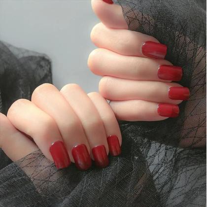 Imagem de Pontas De Unhas Falsas De Cor Sólida Com Cabeça Quadrada, 20 Estilos, Cobertura Completa, Usáveis,