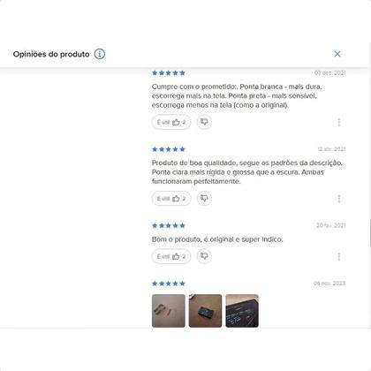 Imagem de Pontas S-Pen Samsung Galaxy S23 ultra SM-S918 Ponta Fina