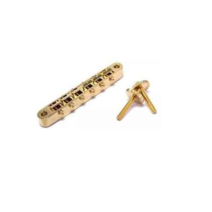 Imagem de Ponte Fixa Gotoh Ge104b Tune-o-matic Les Paul Dourada Gold