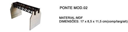 Imagem de Ponte Mod 02 - 1/87 Ho - Dio Studios - 87183 - Ferreomodelismo