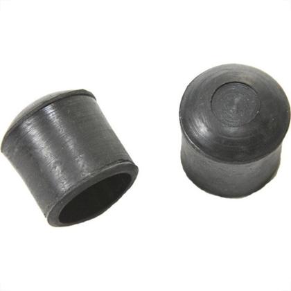 Imagem de Ponteira Cadeira Forsan Borracha Preta (I)1.1/2'' 2Pecas 0059Cp