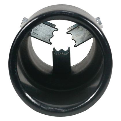Imagem de Ponteira Escapamento Preto Tuning Esportivo Carro Universal Fixação Alumínio Veicular Automotivo