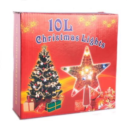 Imagem de Ponteira estrela para árvore de natal led 15cm bolinhas - un