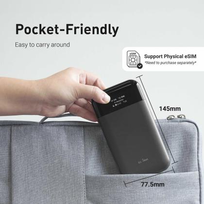 Imagem de Ponto de acesso Wi-Fi portátil GL.iNet GL-E750V2 (MUDI) 4G LTE 7000mAh