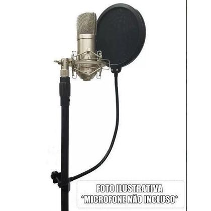 Imagem de Pop Filter anti Puff profissional POP-20 na caixa c/ NF