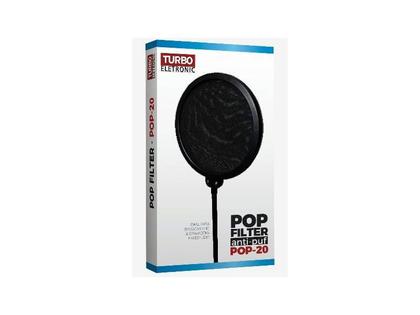 Imagem de Pop Filter anti Puff profissional POP-20 na caixa c/ NF