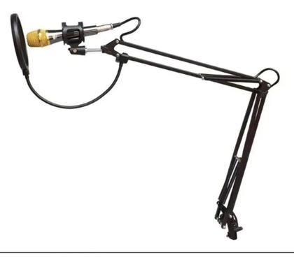 Imagem de Pop Filter Anti-sopro Studio Tela Proteção Melhora o Aúdio - Mxt