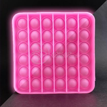 Imagem de Pop It Brilha No Escuro Fluorescente Anti Stress Rosa