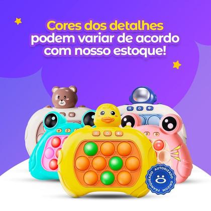 Imagem de Pop It Eletronico Gamer Brinquedo Anti Stress Mini Infantil