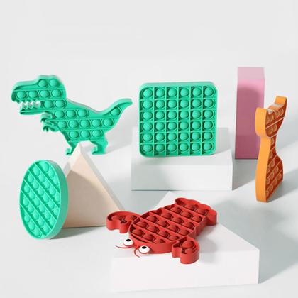 Imagem de Pop It Fidget Sensorial Silicone AntiStress Golfinho Colorid