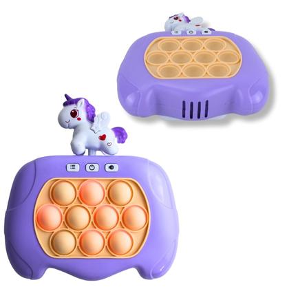 Imagem de Pop It Unicórnio Game Console Anti Stress Eletrônico 12,5x5x9