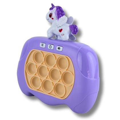 Imagem de Pop It Unicórnio Game Console Anti Stress Eletrônico 12,5x5x9
