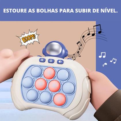 Imagem de Popit Eletronico Gamer Console Anti Stress para Crianças e Adultos Musical Atualizado Sensorial