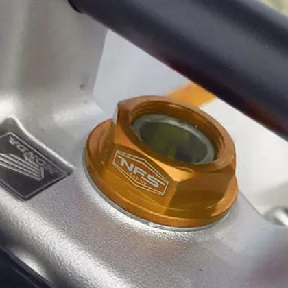 Imagem de Porca Arruelada Caixa Direção Alumínio Nfs Honda Crf 230/250f