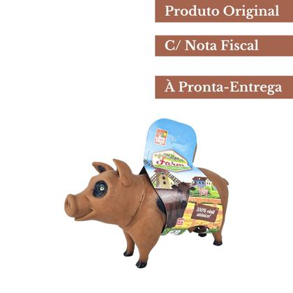 Imagem de Porquinha Porco Leitoa Detalhes Realistas Em Vinil 27cm Animais Da Fazenda Brinquedo Infantil Resistente Coleção Farm Animals For Kids
