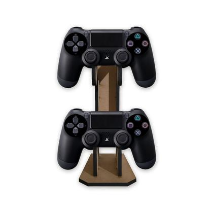 Imagem de Porta 22 Jogos FÍSico + Porta Controle Ps Gamer Laser Mdf Madeira