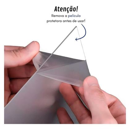 Imagem de Porta 3 Folhetos A6 Display Pix Qr Code Menu Balcão Expositor Comercial Restaurante Lobby