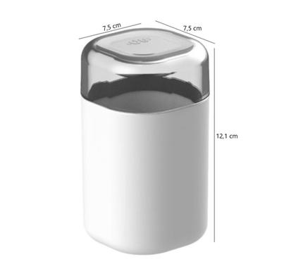 Imagem de Porta Algodão e Cotonete com Tampa Banheiro Lavabo Dual Cores