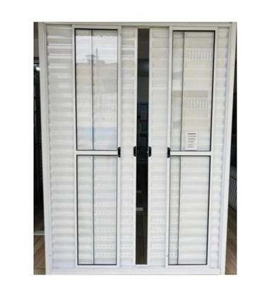 Imagem de Porta Balcão 6 Folhas 210x200 Branco C/Trinco 