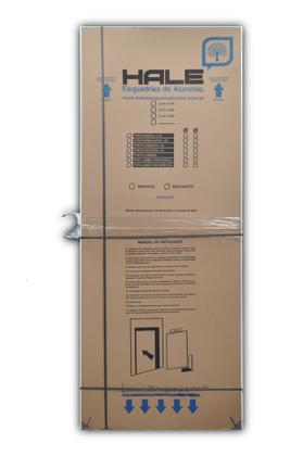 Imagem de Porta Basculante Aluminio Brilhante 2.10 x 0.70 Lado Esquerdo - Hale