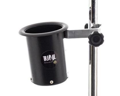 Imagem de Porta Bebidas Tribal Percussion com Clamp pra apoiar copos, squeeze, latas, garrafas na estante