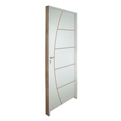 Imagem de Porta Belissima 6 Prime Batente 09 Cm Fechadura Stilo Externa 62 X 2,10 Lado Esquerdo