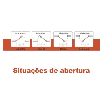 Imagem de Porta Belissima 6 Prime Batente 11 Cm Fechadura Stilo Externa 82 X 2,10 Lado Direito