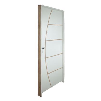 Imagem de Porta Belissima 6 Prime Batente 11 Cm Fechadura Stilo Externa 82 X 2,10 Lado Direito