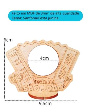 Imagem de Porta bombom Sanfona Lembrancinha Para Festa Junina