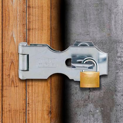 Imagem de Porta Cadeado 21/2" Galvanizado Em Aço