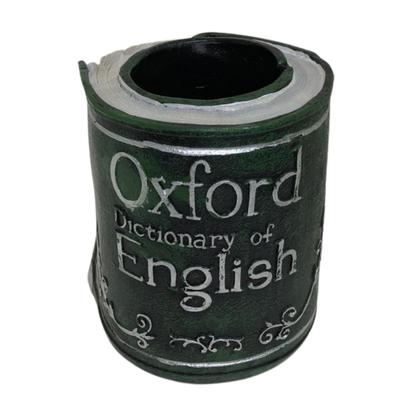 Imagem de Porta Caneta Lápis Livro Decorativo Oxford Dictionary Of English Bela Flor 7899588632955