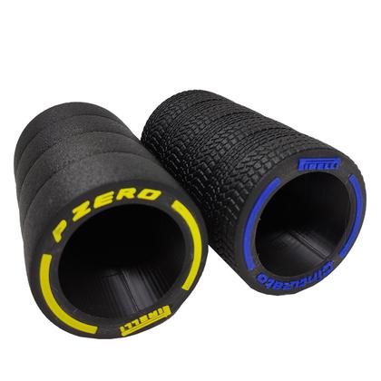 Imagem de Porta Caneta Pneu de Corrida Objetos Tire Pneus Fórmula 12 cm Preto