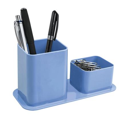 Imagem de Porta Canetas e Clips DelloColor Azul Claro - Dello