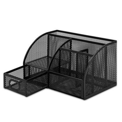 Imagem de Porta-canetas e organizador Amazon Basics Mesh Black