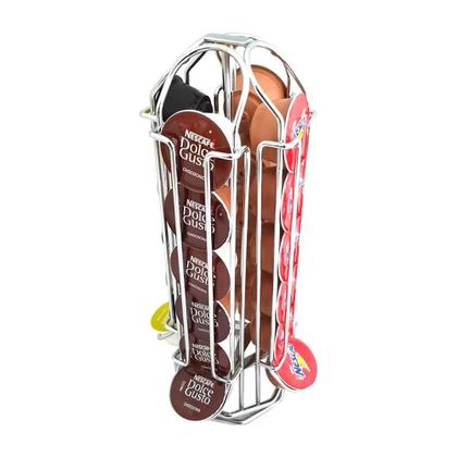 Imagem de Porta Cápsulas 24 Cápsulas Giratório Cromado Dolce Gusto 262