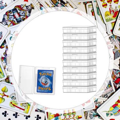 Imagem de Porta-cartas de baralho Skylety 6 peças Organizer Clear
